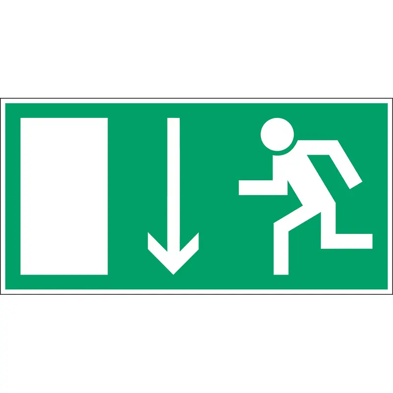 Fluchtwegkennzeichnung - Notausgang