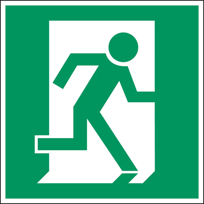 Fluchtwegkennzeichnung - Rettungsweg
