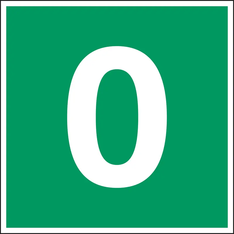 Fluchtwegkennzeichnung - Stockwerk 0