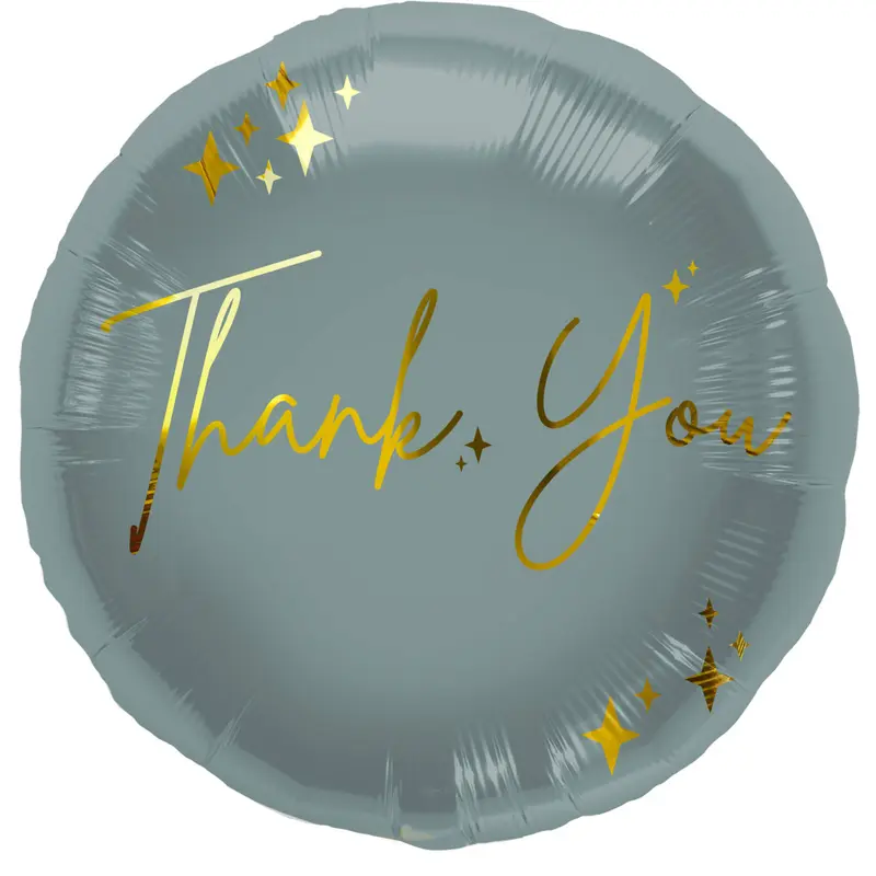 Folienballon Dankeschön | Danke | Thank you | ca. 45cm | inkl. Heliumfüllung