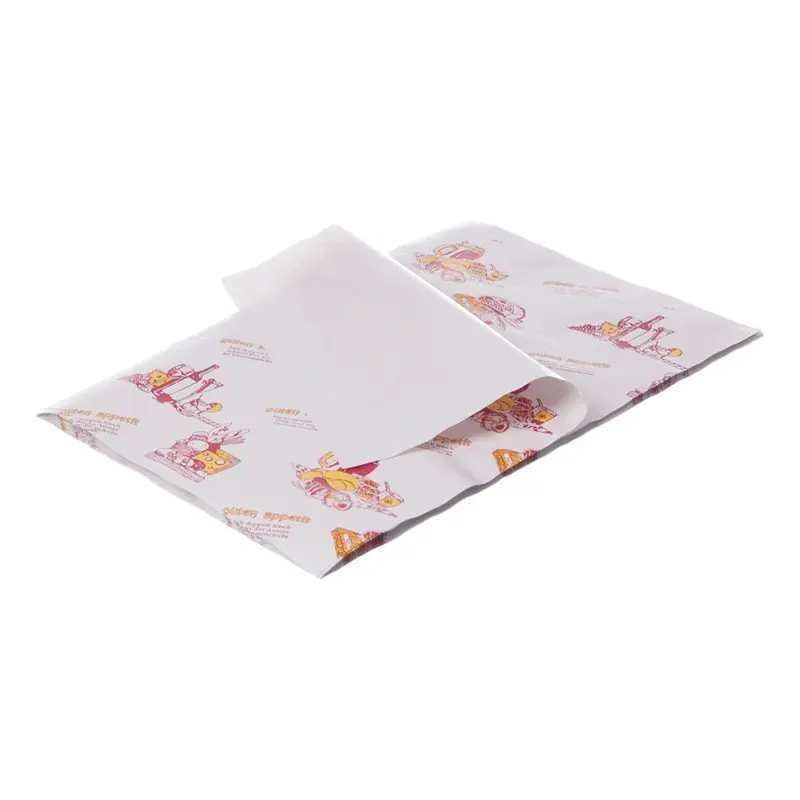Frischpack, Einschlagpapier "Guten Appetit", mit trennbarer Folie, weiß