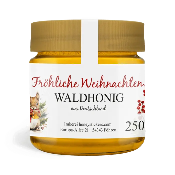 Fröhlicher Fridolin - Etikett mit Gewährverschluss 250g (Kunststoffdeckel)