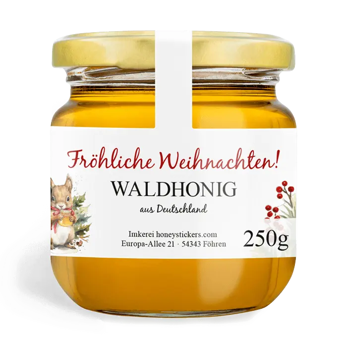 Fröhlicher Fridolin - Etikett mit Gewährverschluss 250g (Twist-Off)