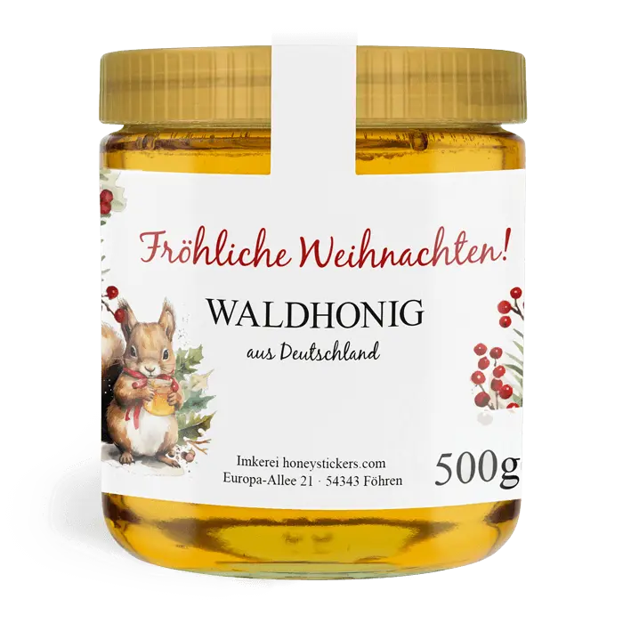 Fröhlicher Fridolin - Etikett mit Gewährverschluss 500g (Kunststoffdeckel)