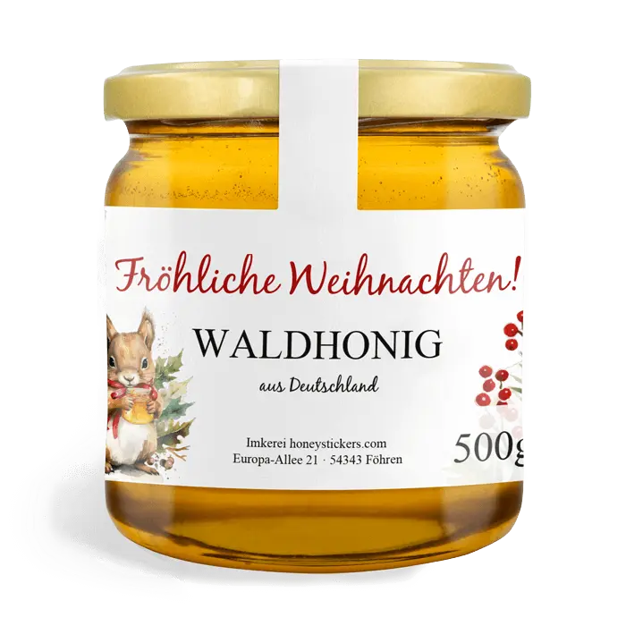 Fröhlicher Fridolin - Etikett mit Gewährverschluss 500g (Twist-Off)