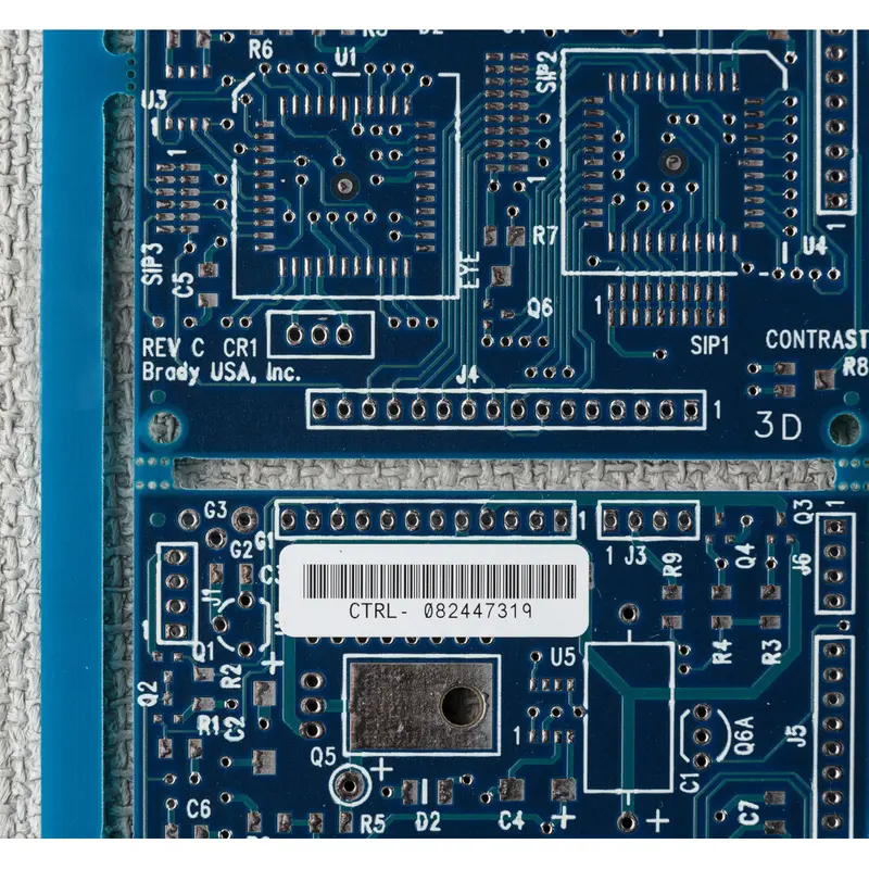 Für den Thermotransferdruck geeignete, spannungsableitende Polyimid-Etiketten