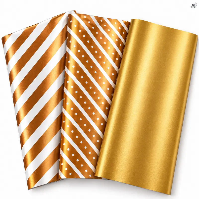 Geschenkpapier gold-braun