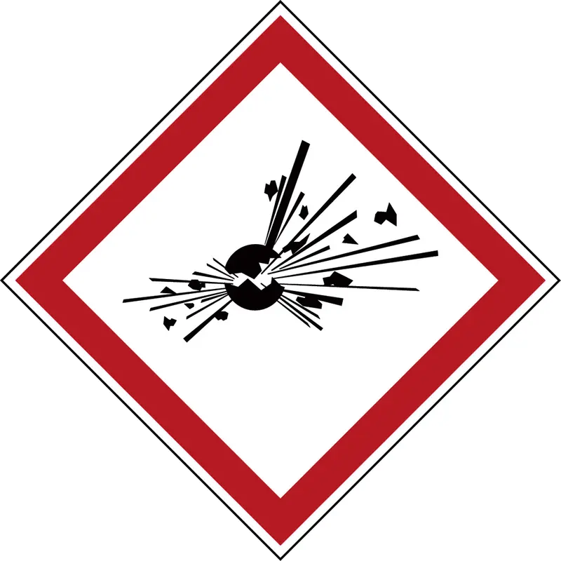 GHS-Piktogramme - Explosionsgefährlich