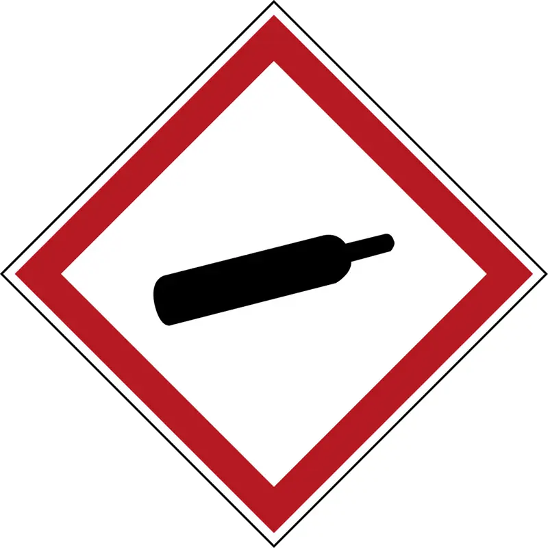 GHS-Piktogramme - Unter Druck stehende Gase