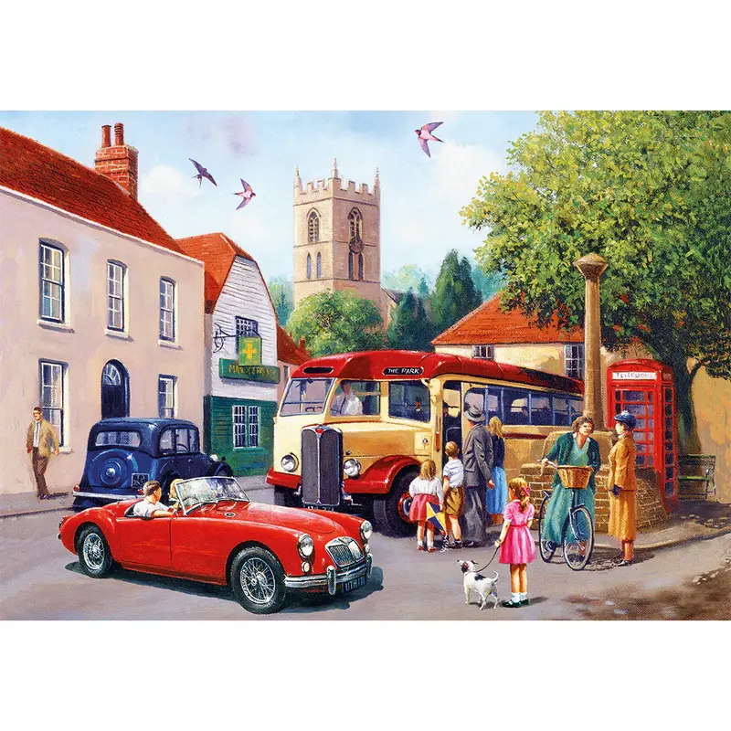 Gibsons Puzzle 500 Stadtrundfahrt "Touring the Town"