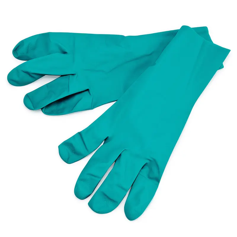 Grüne Nitril-Handschuhe
