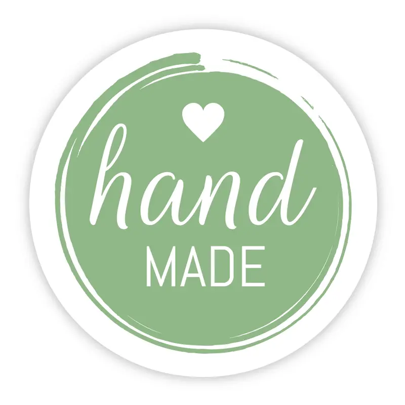 Handmade - Grün 30x30 mm