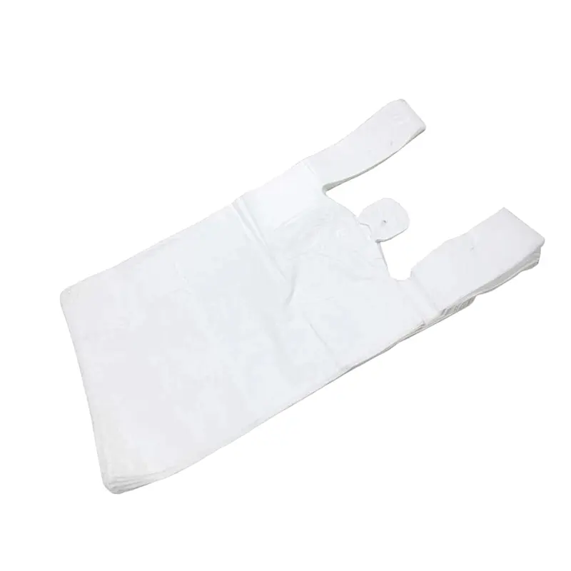 Hemdchentragetaschen aus Kunststoff HDPE | 28+14x48 cm Weiß | 2000 Stück