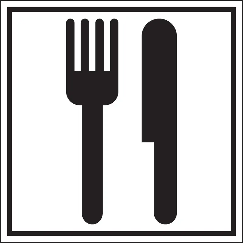 Hinweisschilder - Kantine