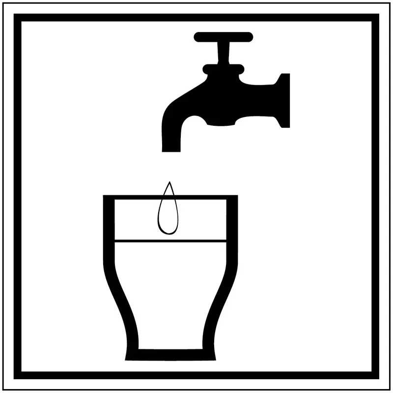Hinweisschilder - Trinkwasser