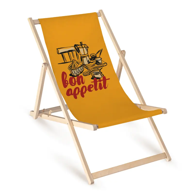 Holz-Liegestühle Bon Appetit