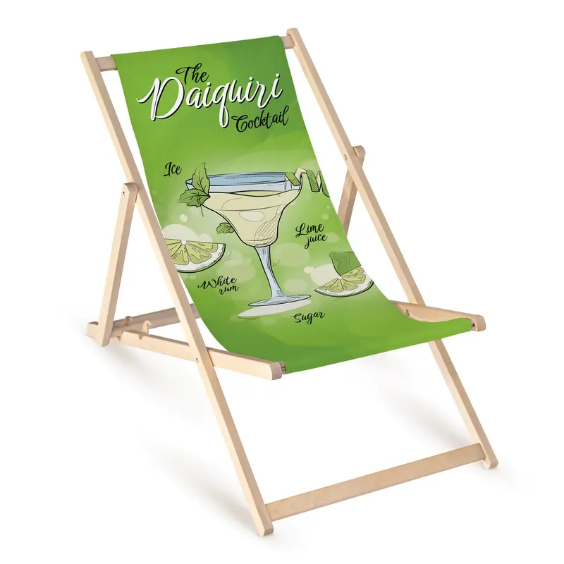 Holz-Liegestühle Daiquiri Cocktail