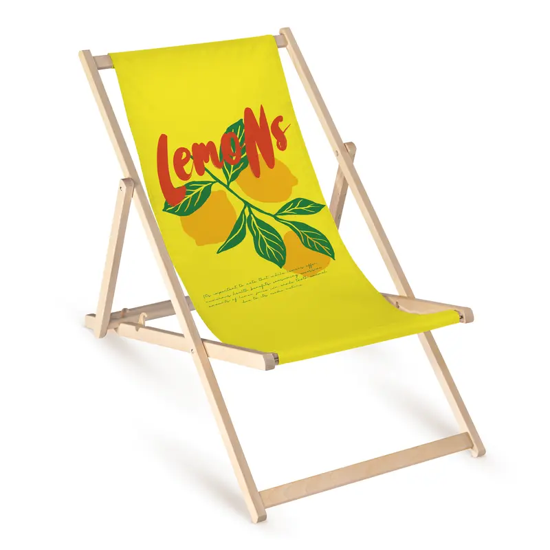Holz-Liegestühle Lemons