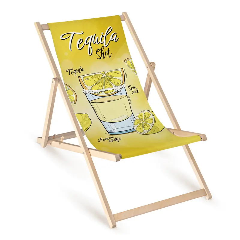 Holz-Liegestühle Tequila Shot