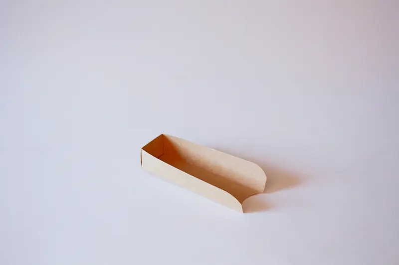 Hot Dog Schale – 18×5 cm, braun, 1.000 Stk.