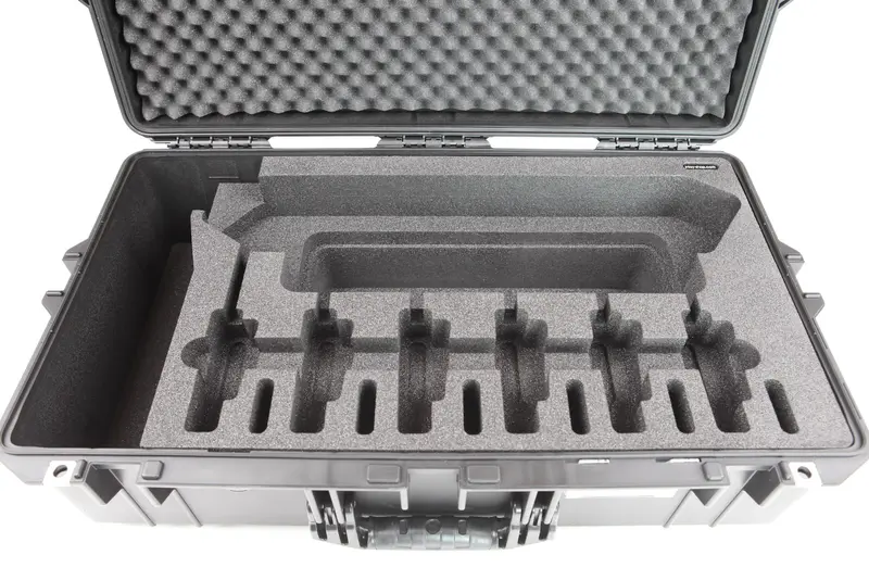 Hytera PD605 6er Set Case inkl. Inlay