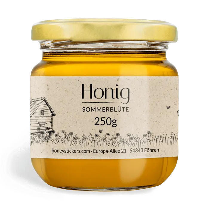 Idyllische Ida – Rechteckiges Etikett 250g (Twist-Off)