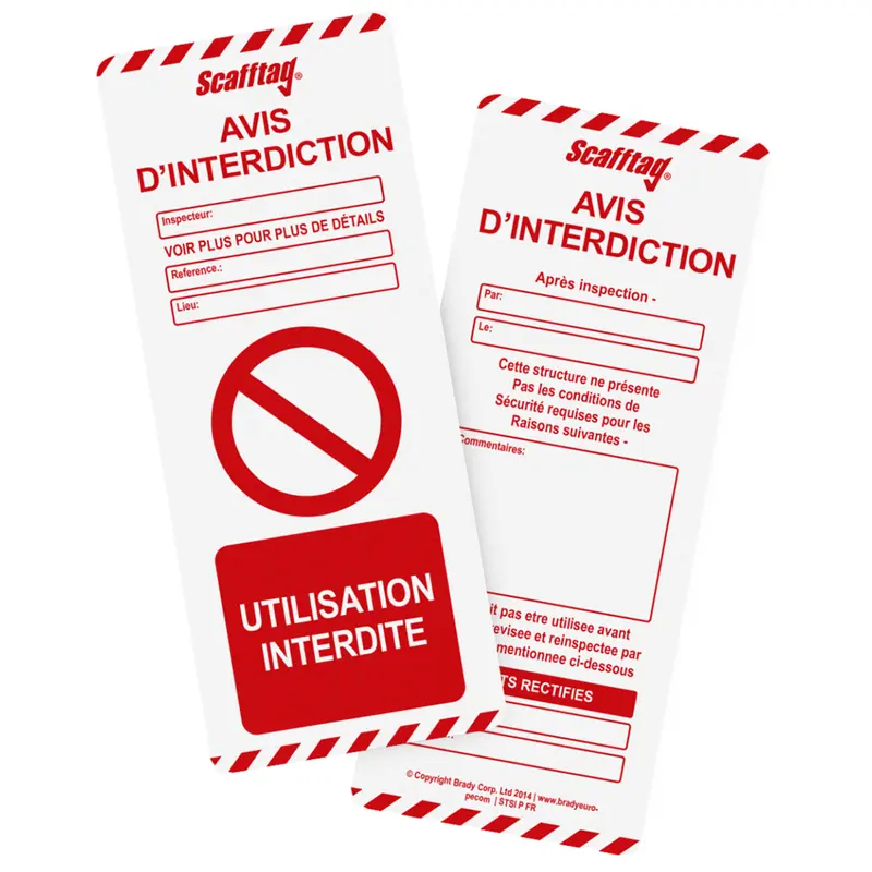 Insert d'Interdiction MK1 (produit francophone)