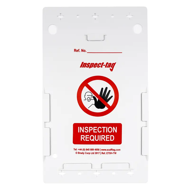 Inspect-tag-Halter