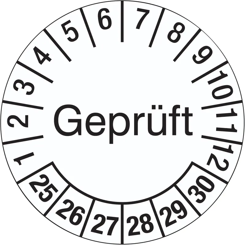 Inspection & Calibration Labels