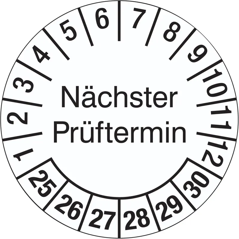 Inspection & Calibration Labels