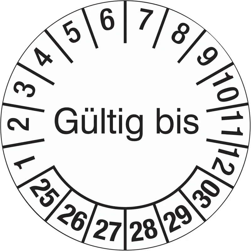 Inspection & Calibration Labels