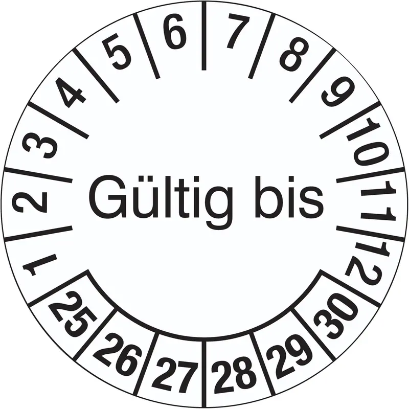 Inspection & Calibration Labels