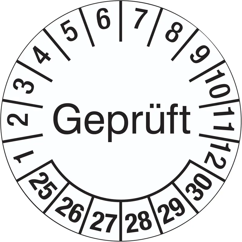 Inspection & Calibration Labels