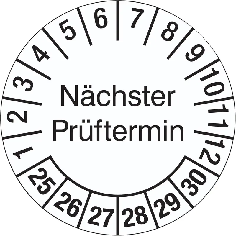 Inspection & Calibration Labels