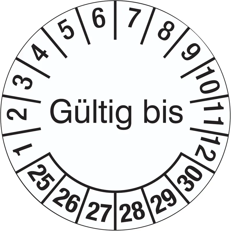 Inspection & Calibration Labels