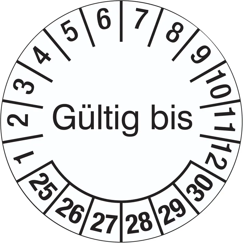 Inspection & Calibration Labels