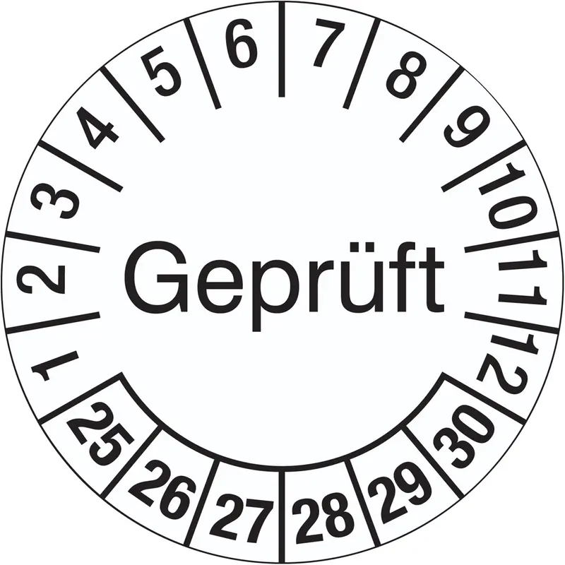 Inspection & Calibration Labels