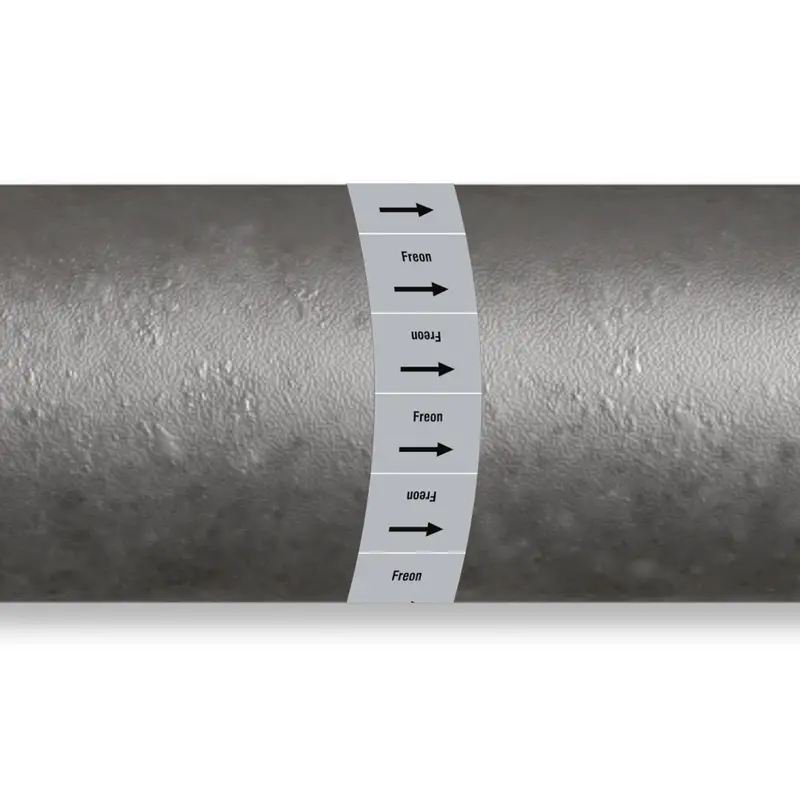 ISO 20560 Rohrmarkierer - Gas
