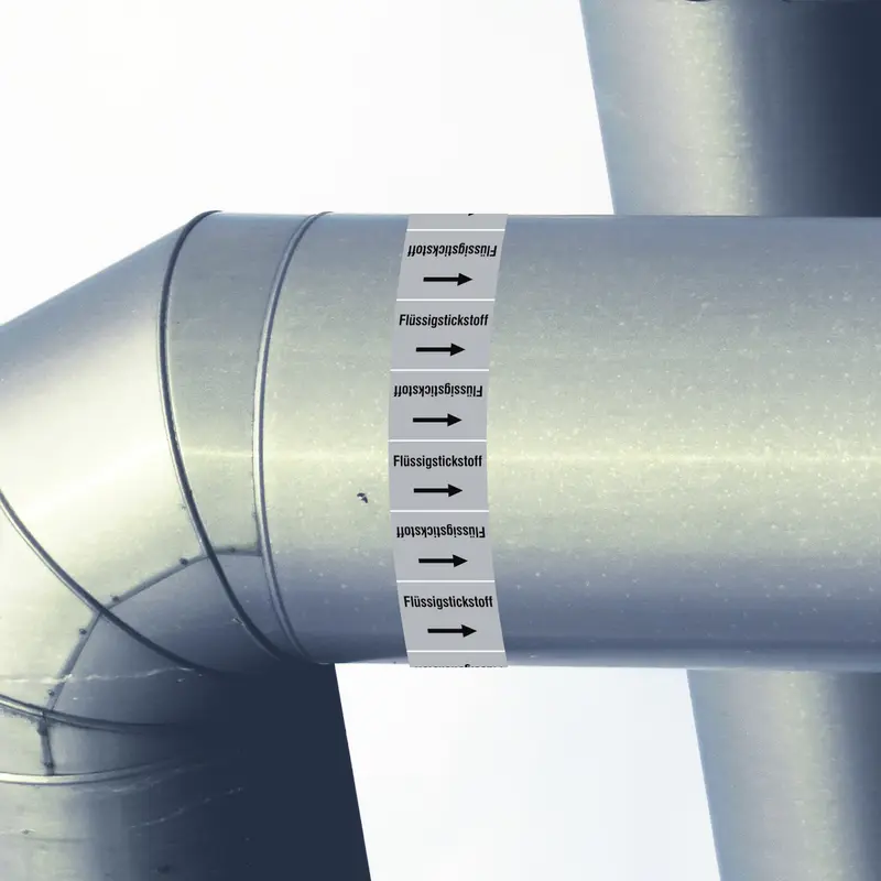 ISO 20560 Rohrmarkierer - Gas