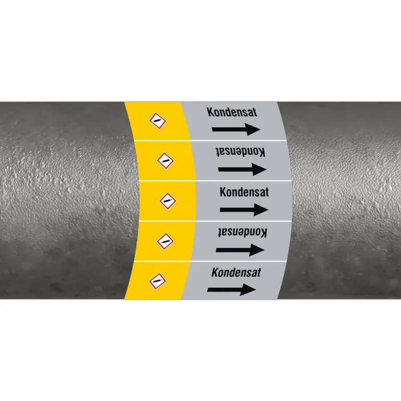 ISO 20560 Rohrmarkierer - Gas