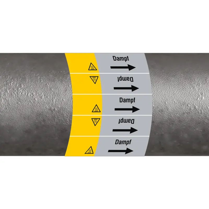 ISO 20560 Rohrmarkierer - Gas