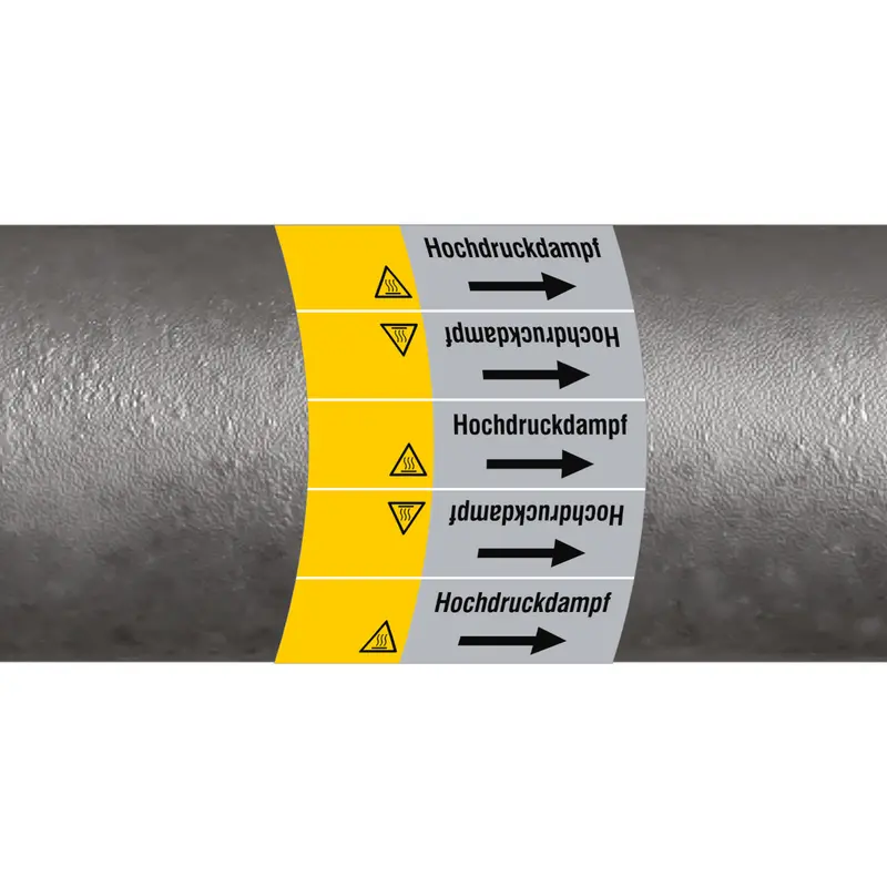 ISO 20560 Rohrmarkierer - Gas