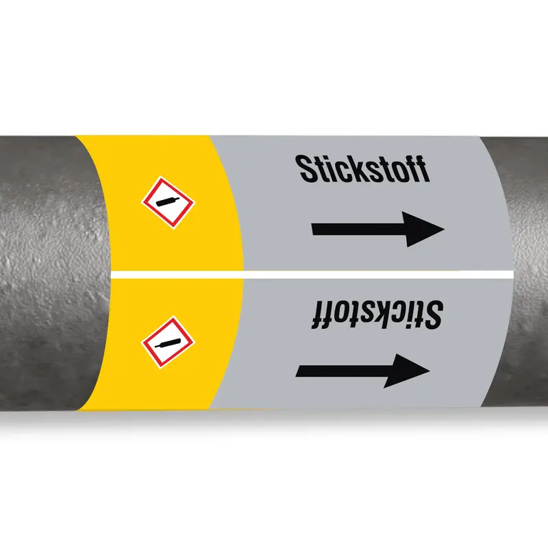 ISO 20560 Rohrmarkierer - Gas