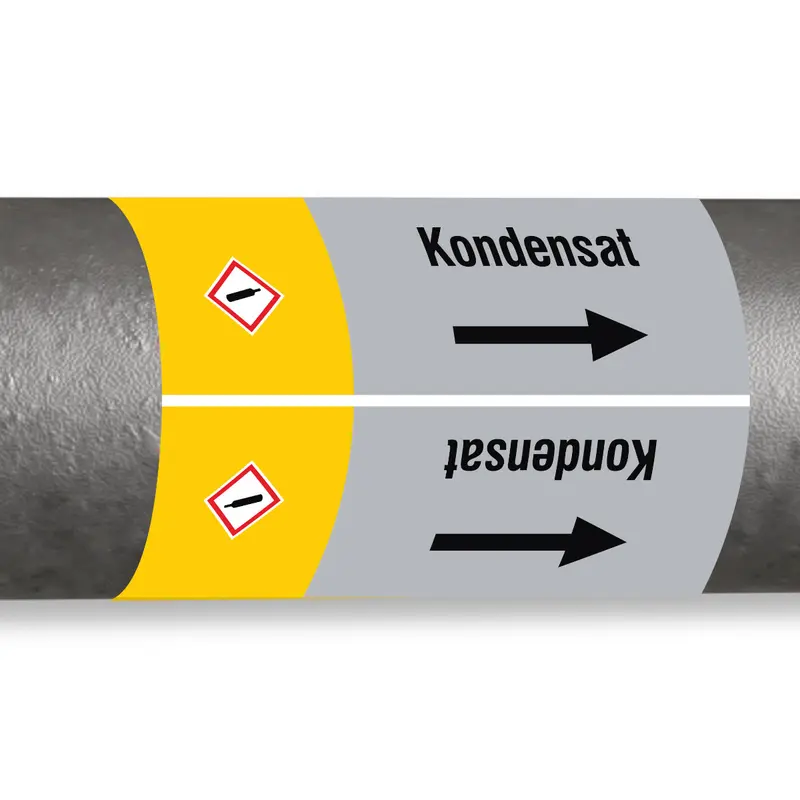 ISO 20560 Rohrmarkierer - Gas