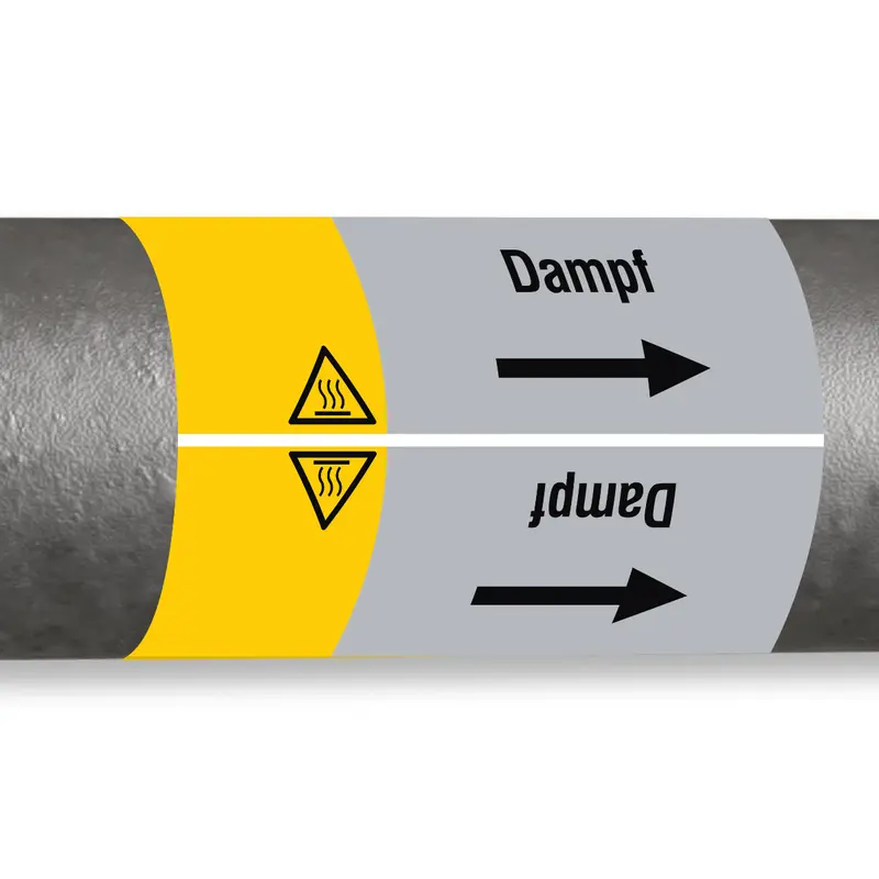ISO 20560 Rohrmarkierer - Gas
