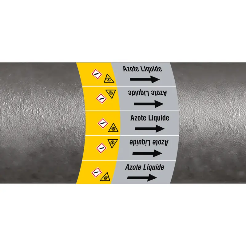 ISO 20560 Rohrmarkierer - Gas