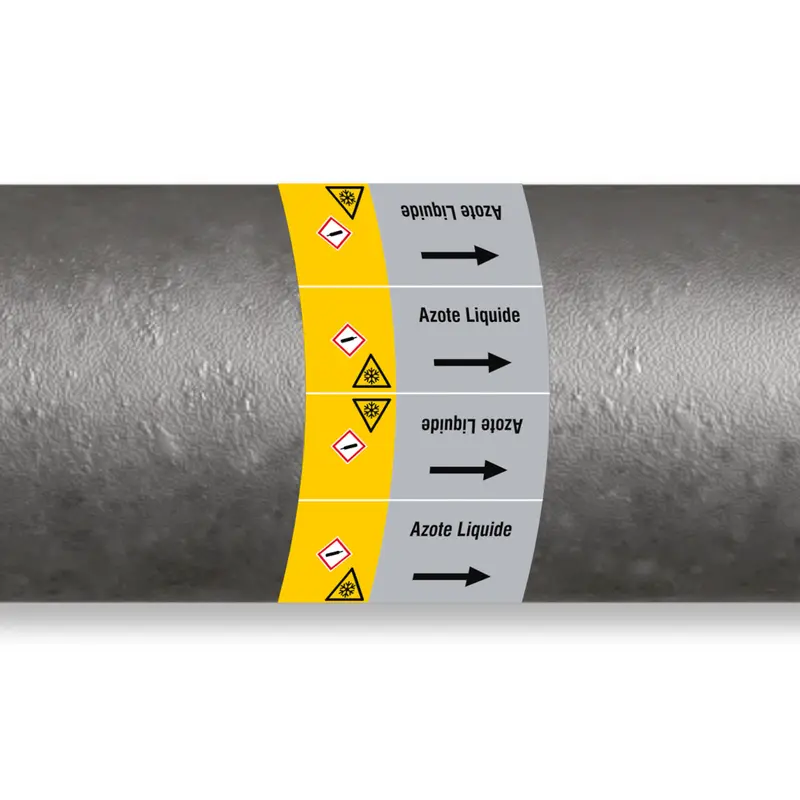 ISO 20560 Rohrmarkierer - Gas