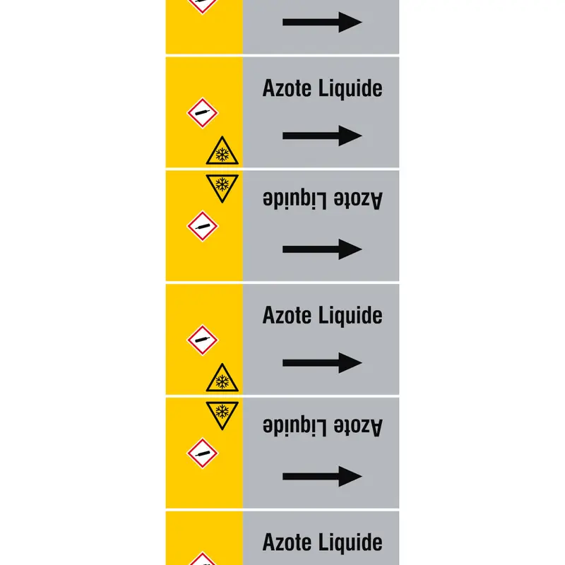 ISO 20560 Rohrmarkierer - Gas