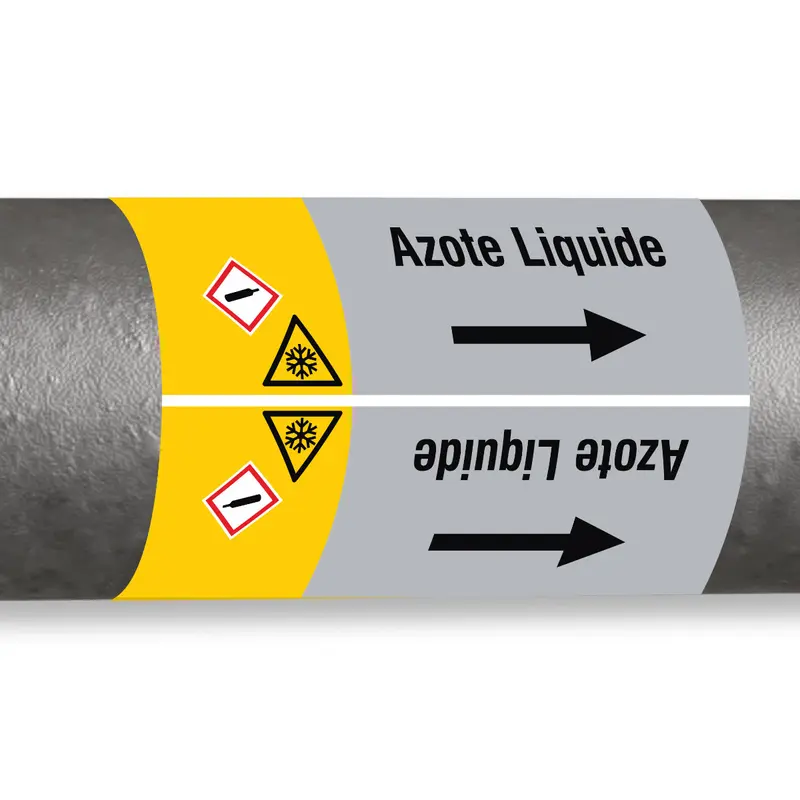 ISO 20560 Rohrmarkierer - Gas