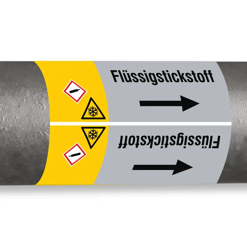 ISO 20560 Rohrmarkierer - Gas